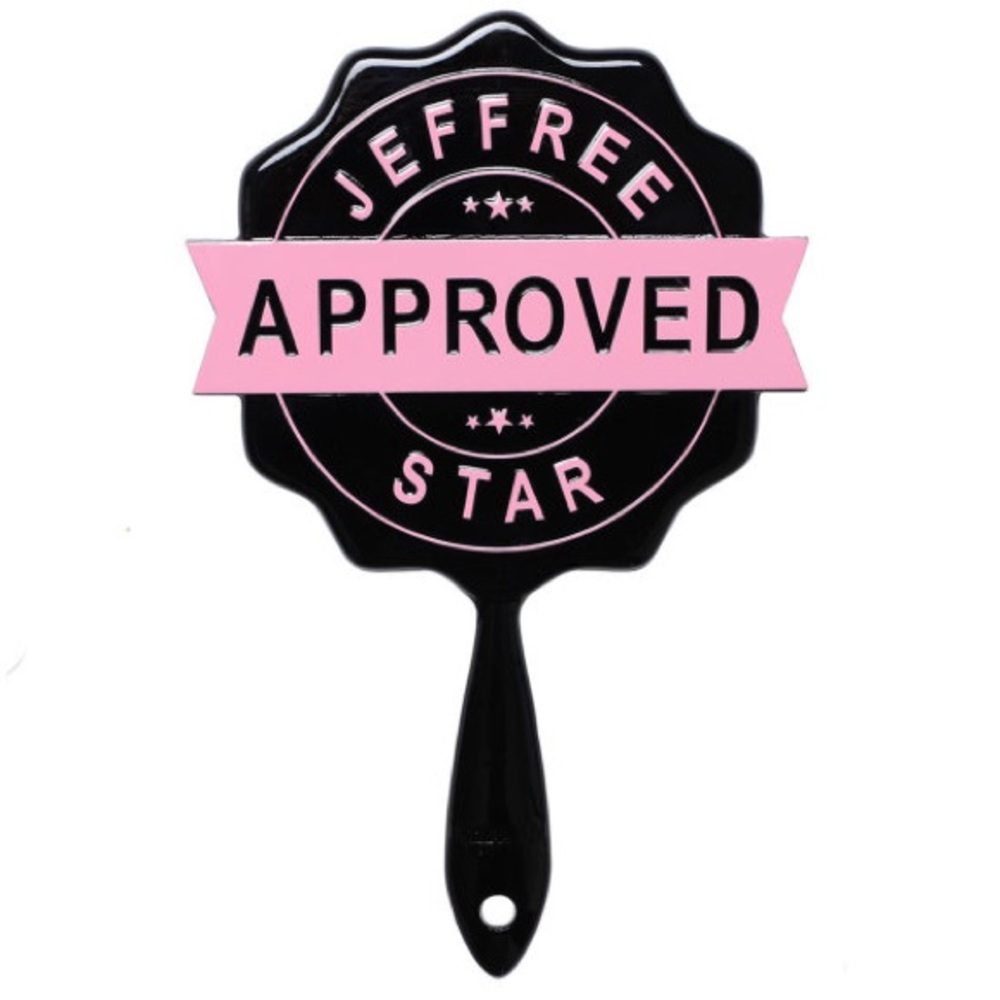Jeffree Star Black & Pink Approved Stamp Mirror